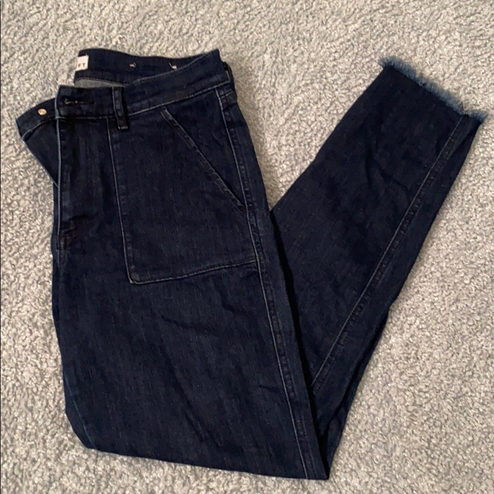 LOFT size 28 Skinny Utility Jeans